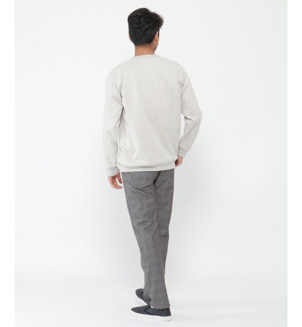 ikka「フェイクスウェード刺繍プルオーバー」|パーカー|