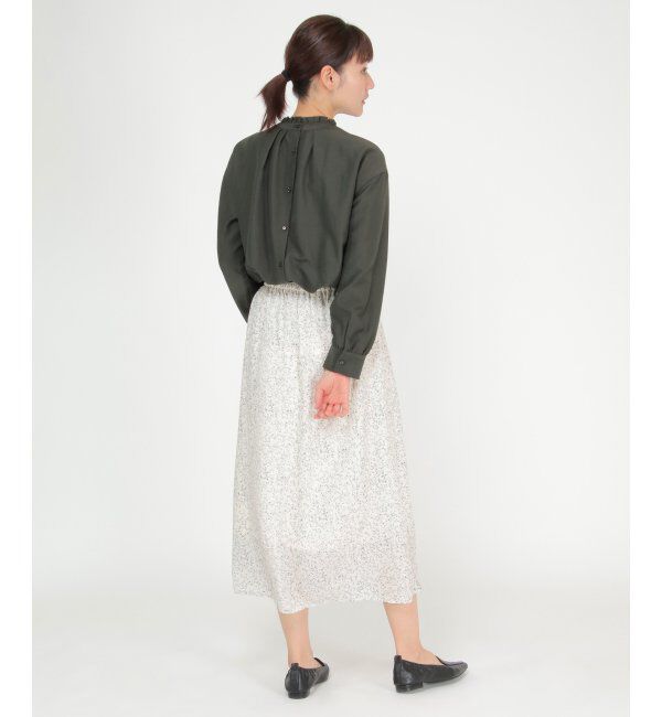 ikka「襟フリル2WAYブラウス」|シャツ・ブラウス|