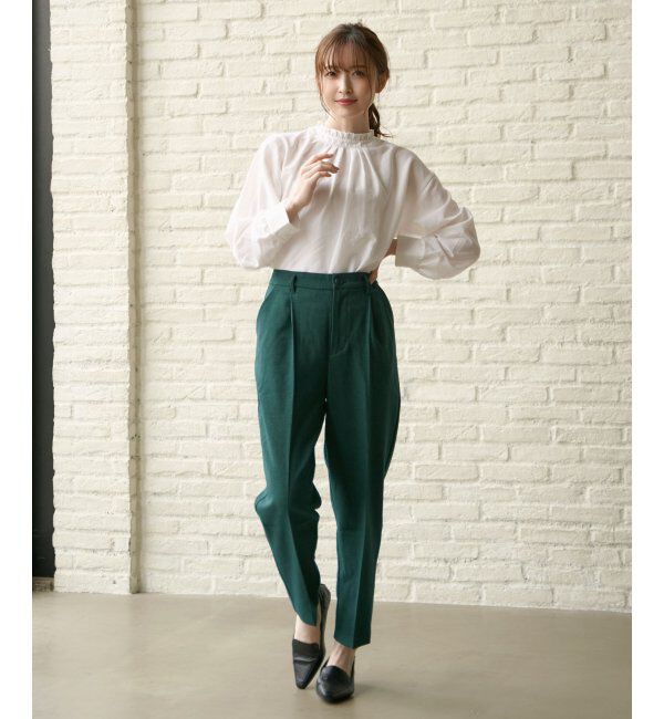 ikka「襟フリル2WAYブラウス」|シャツ・ブラウス|