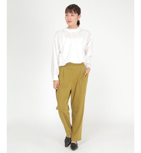 ikka「襟フリル2WAYブラウス」|シャツ・ブラウス|