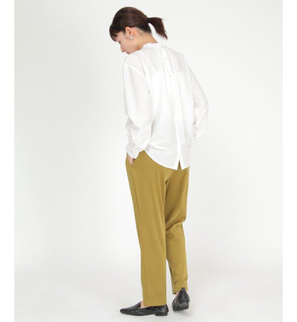 ikka「襟フリル2WAYブラウス」|シャツ・ブラウス|