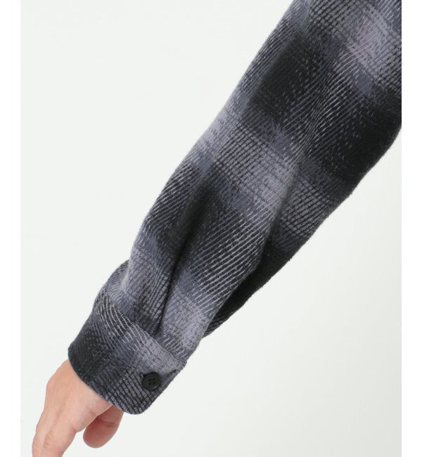 ikka「ツイルチェック起毛CPOシャウター」|シャツ・ブラウス|