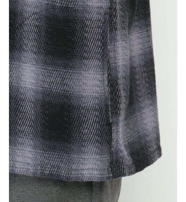 ikka「ツイルチェック起毛CPOシャウター」|シャツ・ブラウス|