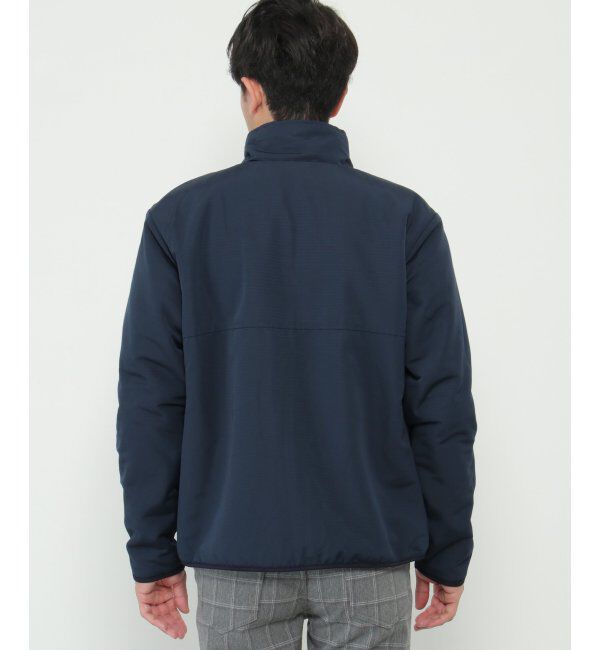 ikka「CAMP LOGOS リバーシブルボアジャケット」|ブルゾン・スタジャン|