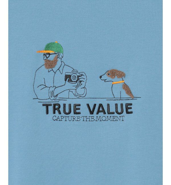 ikka「カメラマンサガラ刺繍Tシャツ」|Tシャツ・カットソー|