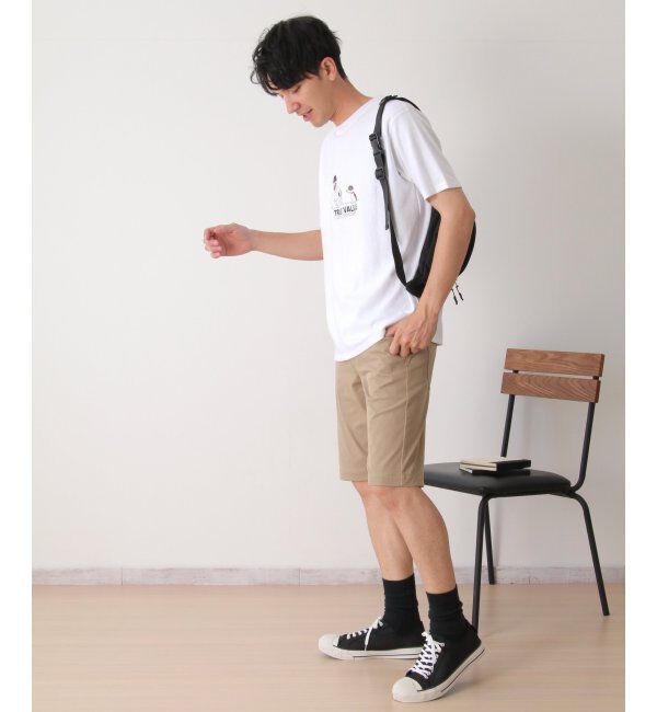 ikka「カメラマンサガラ刺繍Tシャツ」|Tシャツ・カットソー|