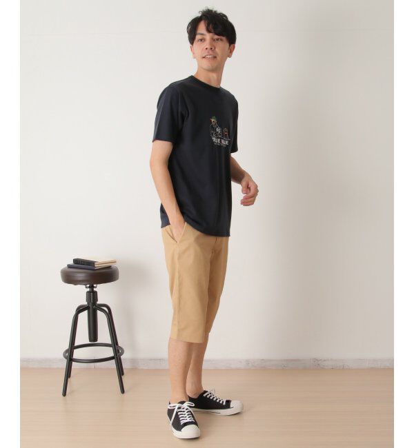 ikka「カメラマンサガラ刺繍Tシャツ」|Tシャツ・カットソー|