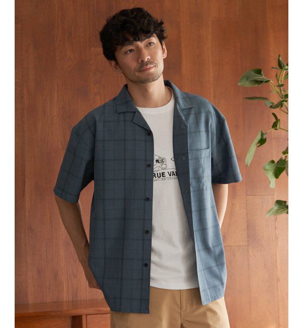 ikka「カメラマンサガラ刺繍Tシャツ」|Tシャツ・カットソー|