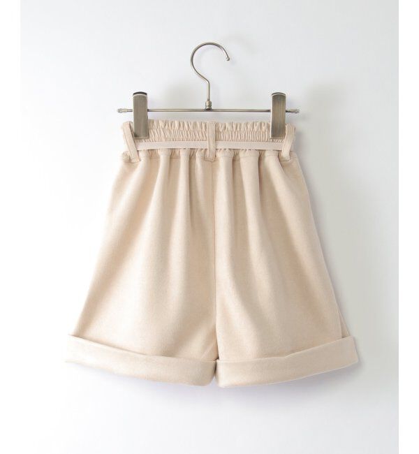 ikka kids「フェイクスエードポンポン付きハーフパンツ（120~160cm）」|その他|