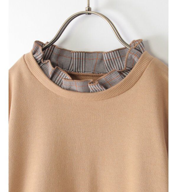 ikka kids「フリルネックレイヤードッキングワンピース（120~160cm）」|スカート|