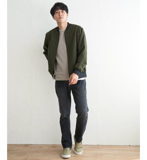 ikka「Teflonブルゾン」|ブルゾン・スタジャン|