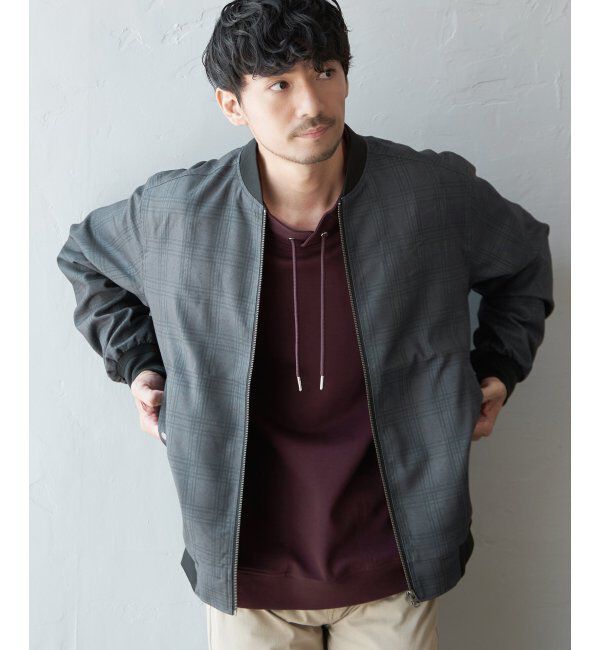 ikka「Teflonブルゾン」|ブルゾン・スタジャン|