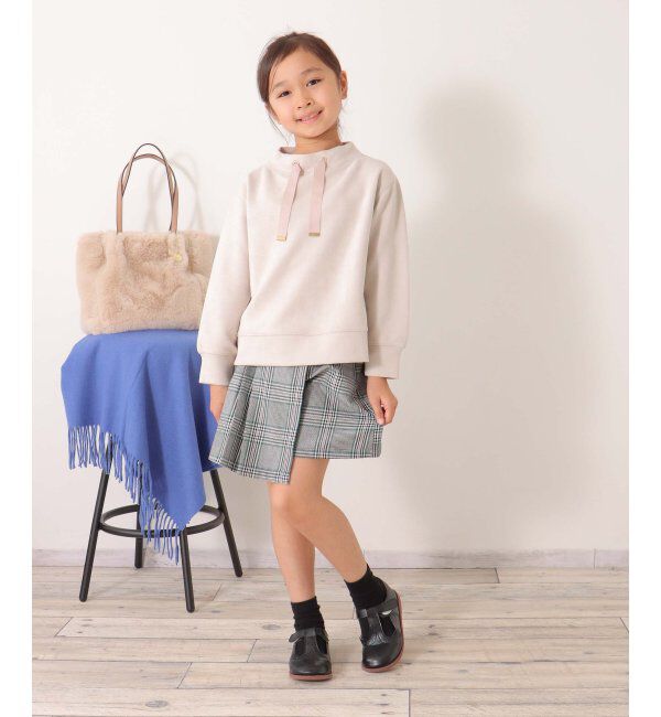 ikka kids「【親子おそろい】カットスウェードスピンドルプルオーバー（120~160cm）」|Tシャツ・カットソー|