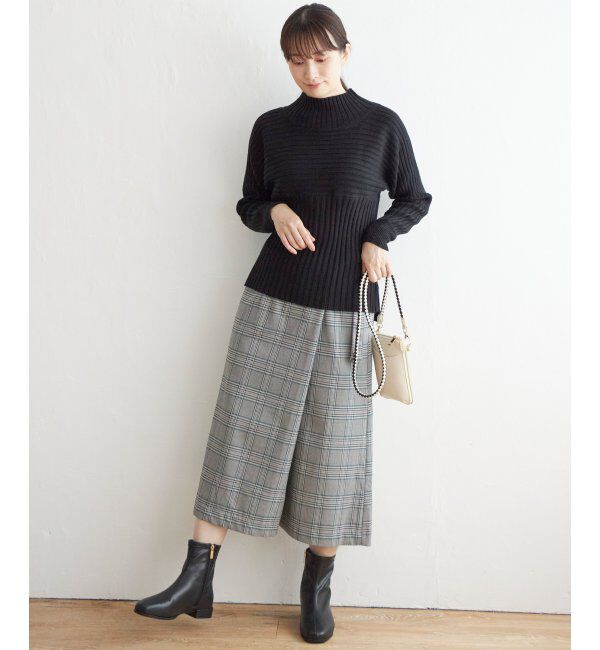 ikka「7Gワイドリブ切り替えプルオーバー」|プルオーバー|