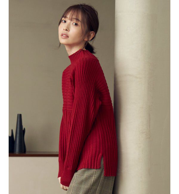 ikka「7Gワイドリブ切り替えプルオーバー」|プルオーバー|