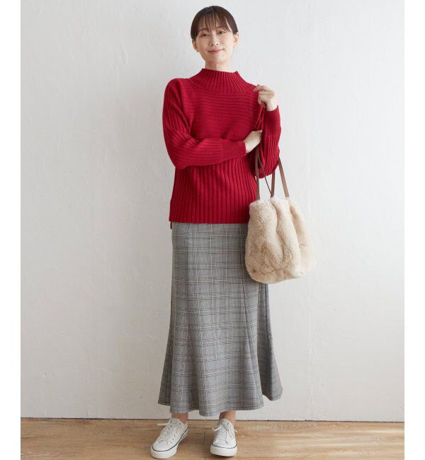 ikka「7Gワイドリブ切り替えプルオーバー」|プルオーバー|