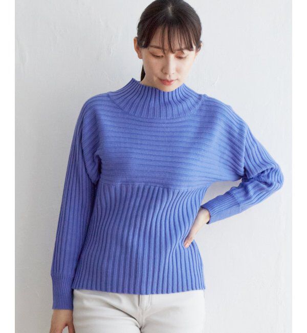 ikka「7Gワイドリブ切り替えプルオーバー」|プルオーバー|