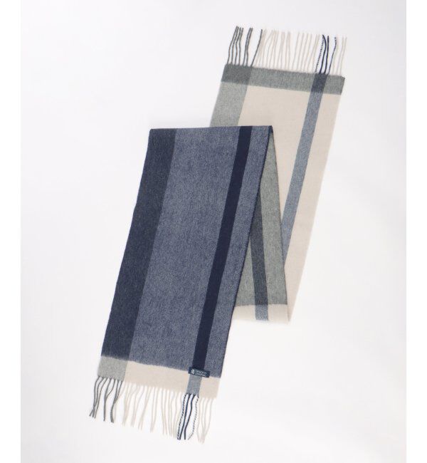 ikka「ウールパネルヘリンボンマフラー」|マフラー|