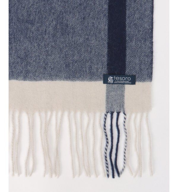 ikka「ウールパネルヘリンボンマフラー」|マフラー|