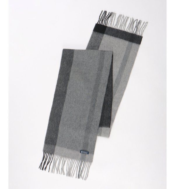 ikka「ウールパネルヘリンボンマフラー」|マフラー|