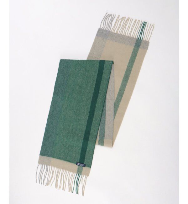 ikka「ウールパネルヘリンボンマフラー」|マフラー|