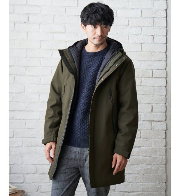 ikka「【撥水】sorona(R) 3WAYロングコート」|その他|