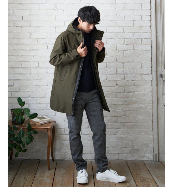 ikka「【撥水】sorona(R) 3WAYロングコート」|その他|