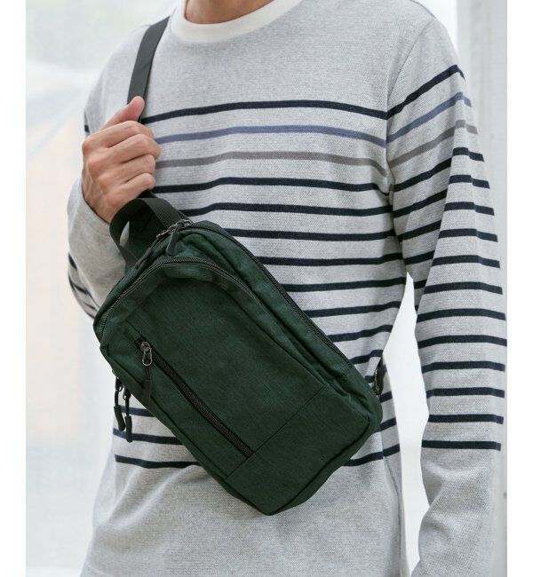 ikka「メランジスクエアボディバッグ」|その他|