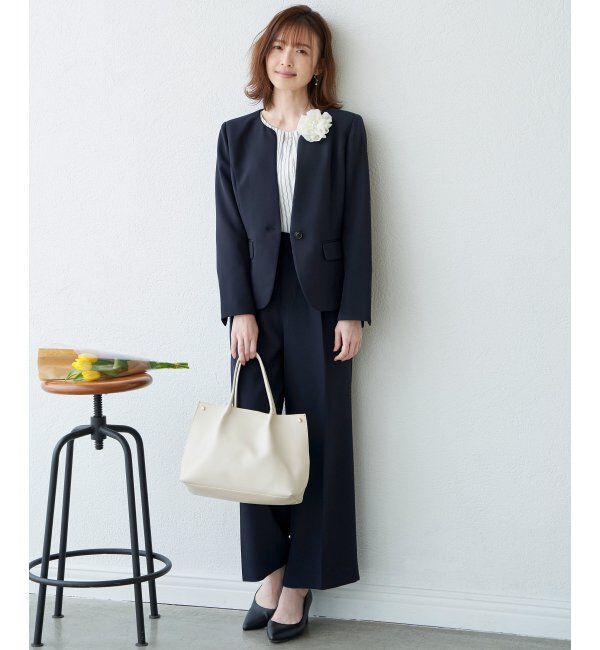 ikka「PUサイド切り替えトートバッグ」|その他|