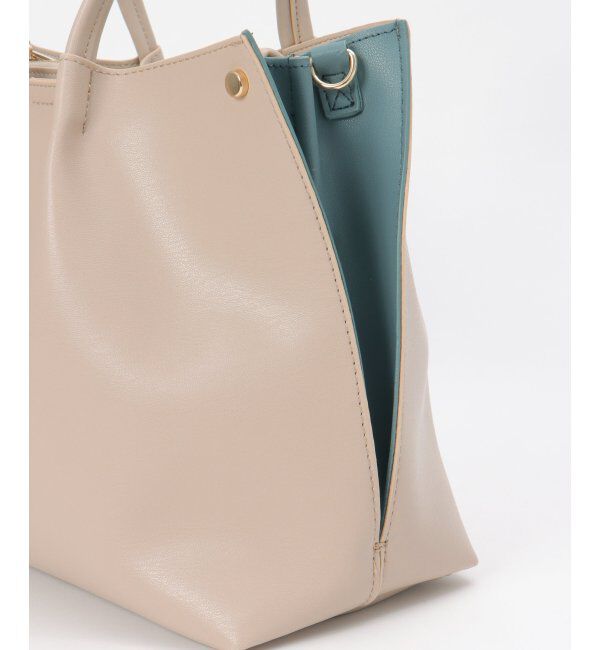 ikka「PUサイド切り替えトートバッグ」|その他|