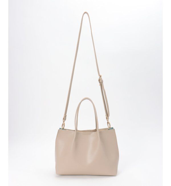 ikka「PUサイド切り替えトートバッグ」|その他|