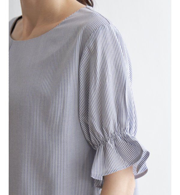 ikka「冷感袖切り替えブラウス」|シャツ・ブラウス|