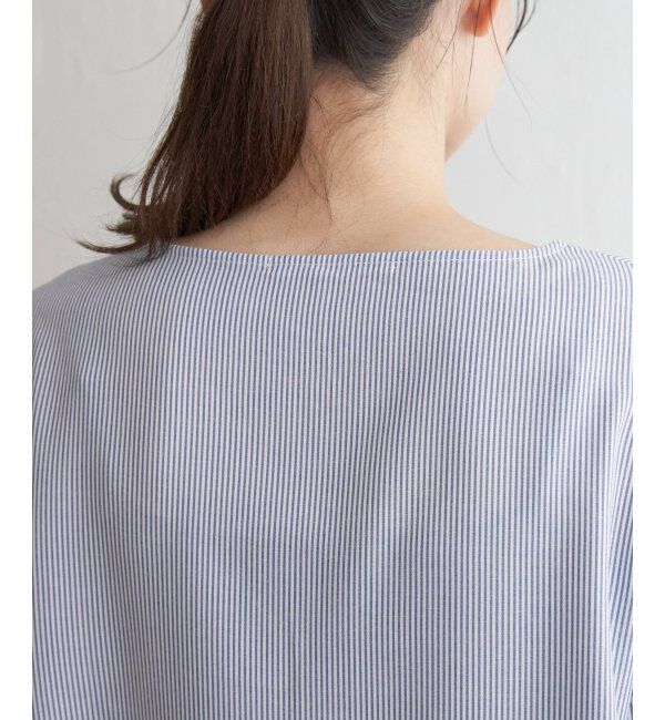 ikka「冷感袖切り替えブラウス」|シャツ・ブラウス|