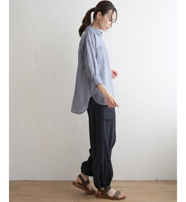 ikka「【2点セット】シアーシャツタンクアンサンブル」|シャツ・ブラウス|