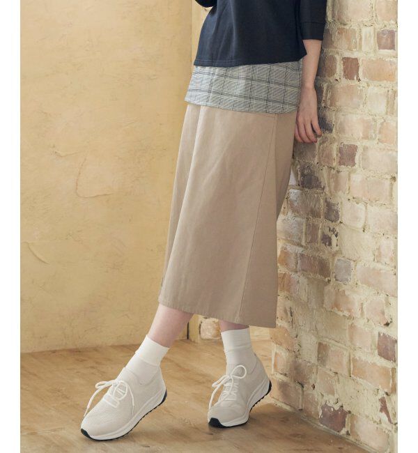 ikka「ストレッチIラインスカート」|スカート|