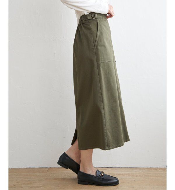 ikka「ストレッチIラインスカート」|スカート|