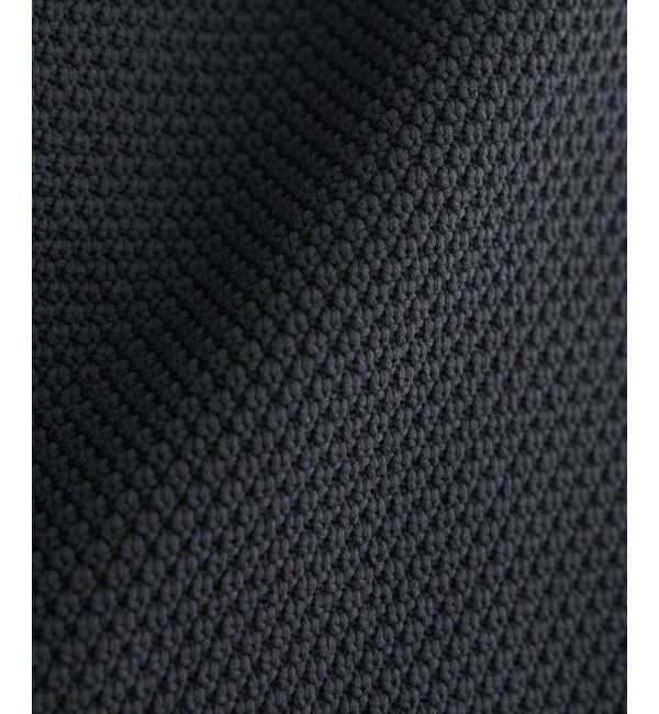 ikka「【洗濯機で洗える】GOKU楽ニット鹿の子ベスト」|ニット・セーター|