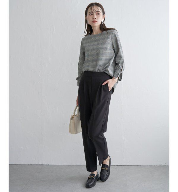 IKKA LOUNGE「袖リボンブラウス」|シャツ・ブラウス|