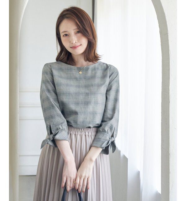 IKKA LOUNGE「袖リボンブラウス」|シャツ・ブラウス|