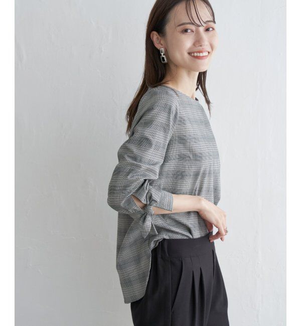 IKKA LOUNGE「袖リボンブラウス」|シャツ・ブラウス|