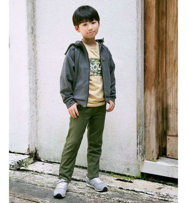 ikka kids「【親子おそろい】テックストレッチパーカー（120~160cm）」|Tシャツ・カットソー|