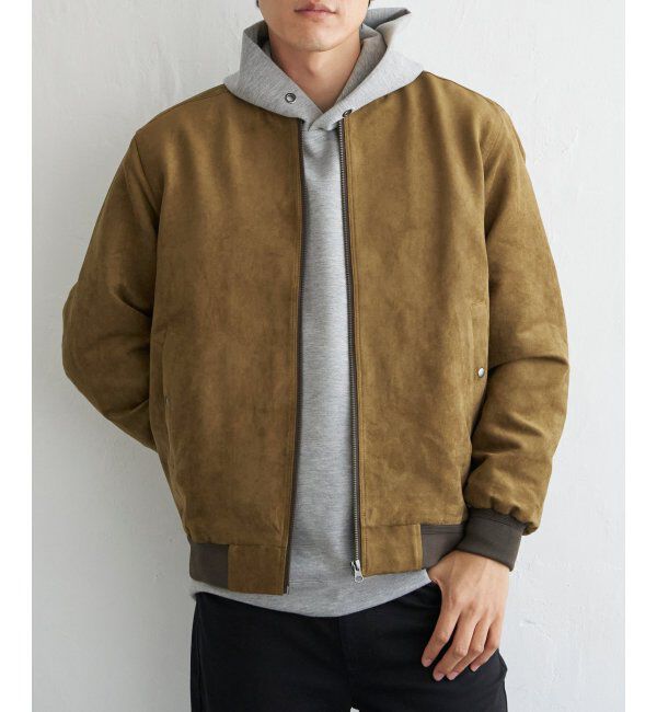 ikka「フェイクスウェードブルゾン」|ブルゾン・スタジャン|