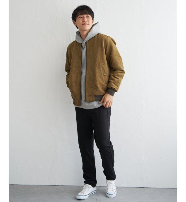 ikka「フェイクスウェードブルゾン」|ブルゾン・スタジャン|