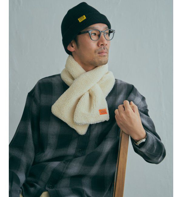 ikka「UNIVERSAL OVERALL ユニバーサルオーバーオール 差し込みボアマフラー」|マフラー|