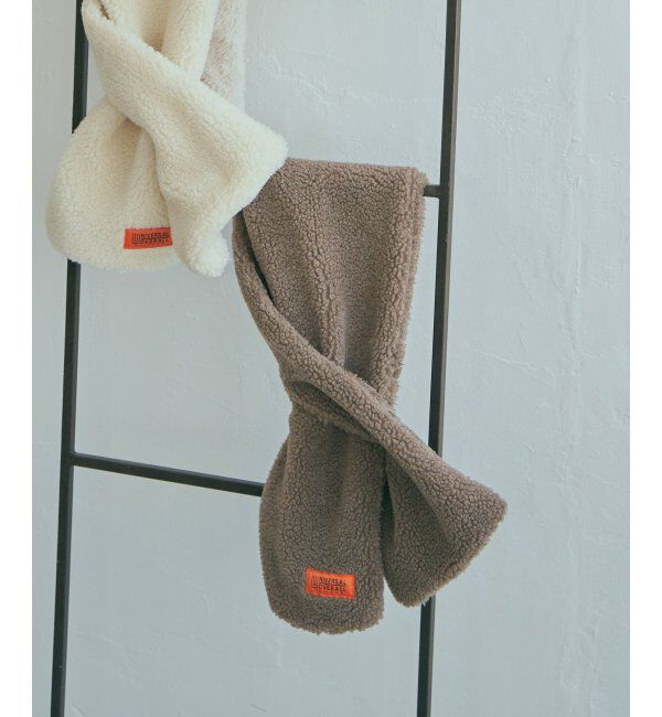 ikka「UNIVERSAL OVERALL ユニバーサルオーバーオール 差し込みボアマフラー」|マフラー|