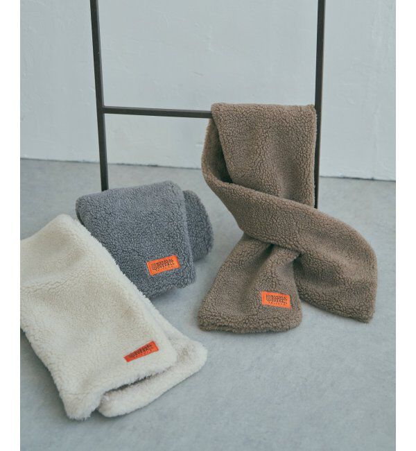 ikka「UNIVERSAL OVERALL ユニバーサルオーバーオール 差し込みボアマフラー」|マフラー|