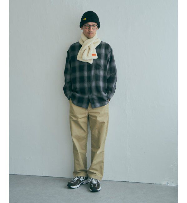 ikka「UNIVERSAL OVERALL ユニバーサルオーバーオール 差し込みボアマフラー」|マフラー|