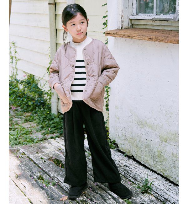 ikka kids「レースアップワイドパンツ（120~160cm）」|その他|