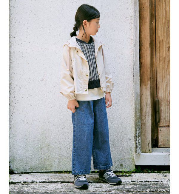 ikka kids「レースアップワイドパンツ（120~160cm）」|その他|