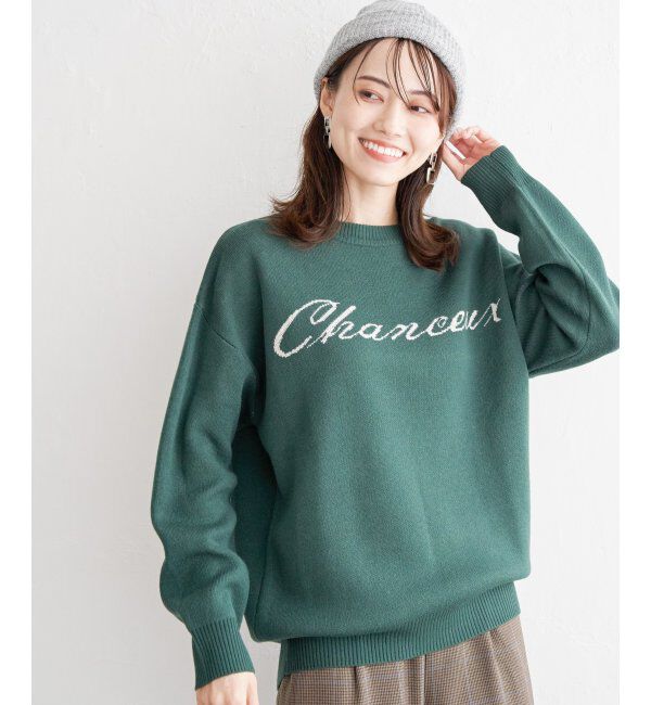 ikka「ジャガードロゴニットプルオーバー」|プルオーバー|